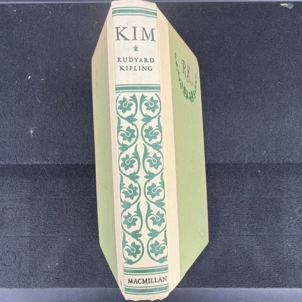KIM by Rudyard Kipling MacMillan VTG HC Rare